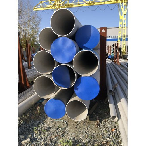 Труба гк коррозионностойкая 102х10 AISI 321, EN 10217-7 матовая